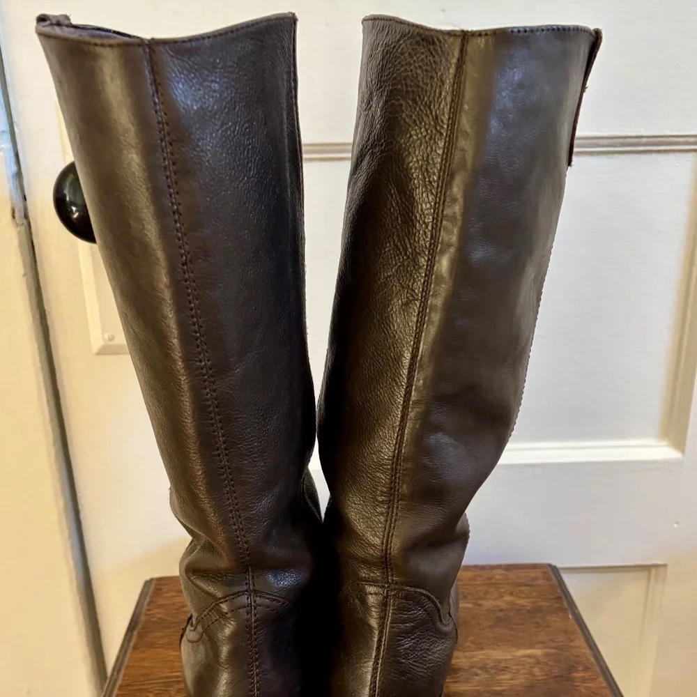 Leather Riding Boots - Picture 3 of 5